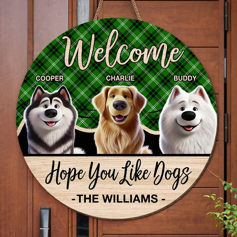 Home Is Where The Dog Is - Dog Personalized Custom Home Decor Wood Sign - House Warming Gift For Pet Owners, Pet Lovers