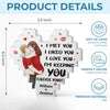 You Are My Light In The Dark - Couple Personalized Custom Heart Shaped Building Brick Blocks - Gift For Husband Wife, Anniversary
