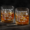You Are My Happily Ever After - Couple Personalized Custom Whiskey Glass - Gift For Husband Wife, Anniversary