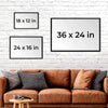 Grandkids Bring Joy To Every Corner Of Your Heart - Family Personalized Custom Horizontal Poster - Gift For Grandma, Grandpa, Grandkid