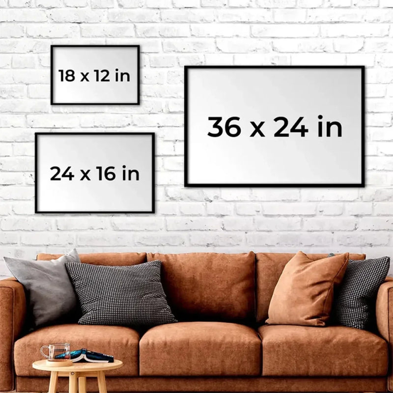 Grandkids Bring Joy To Every Corner Of Your Heart - Family Personalized Custom Horizontal Poster - Gift For Grandma, Grandpa, Grandkid