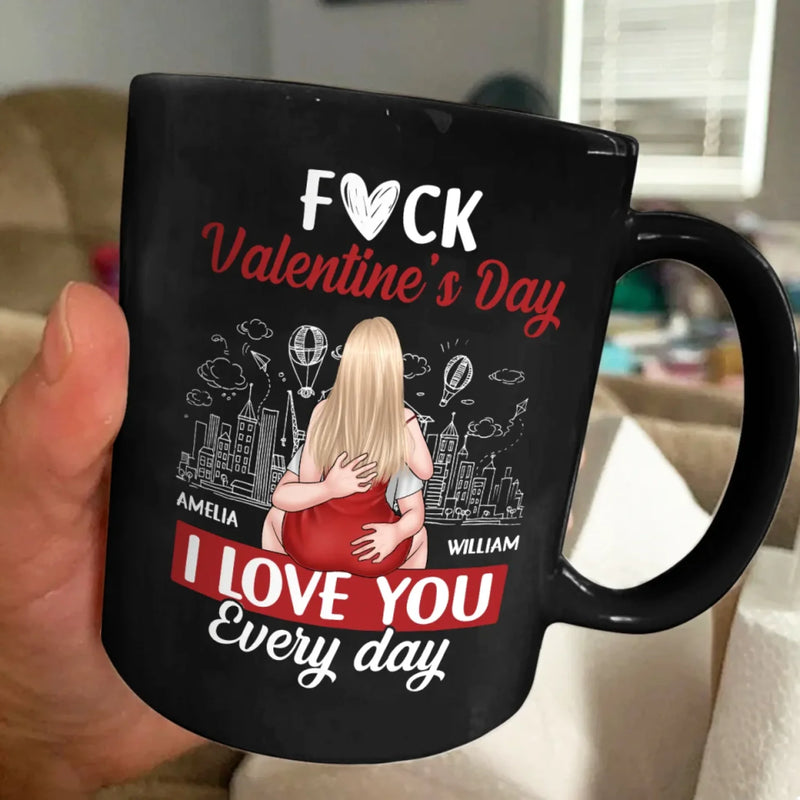 You Taste Like Forever - Couple Personalized Custom Black Mug - Gift For Husband Wife, Anniversary