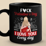 Custom Name Valentine's Day Couple Gifts - Personalized Mugs