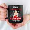 You Taste Like Forever - Couple Personalized Custom Black Mug - Gift For Husband Wife, Anniversary