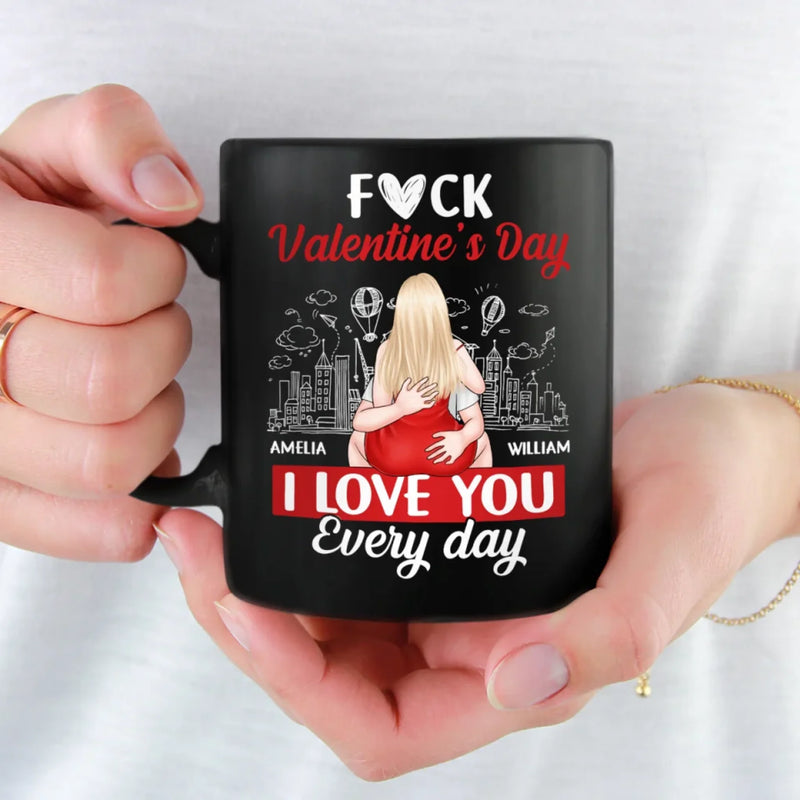 You Taste Like Forever - Couple Personalized Custom Black Mug - Gift For Husband Wife, Anniversary