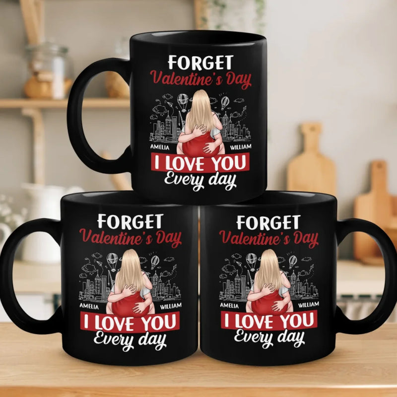 Custom Name Valentine's Day Couple Gifts - Personalized Mugs
