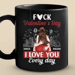 Custom Name Valentine's Day Couple Gifts - Personalized Mugs
