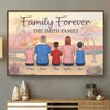Family Forever, The Bonds That Hold Us Strong - Family Personalized Custom Horizontal Poster - Gift For Family Members