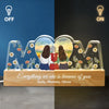A Mother's Love Has No Boundaries - Family  Personalized Custom Acrylic Block 3D LED Night Light - Gift For Mom, Daughter