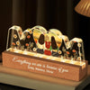 A Mother's Love Has No Boundaries - Family  Personalized Custom Acrylic Block 3D LED Night Light - Gift For Mom, Daughter