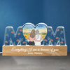 A Mother's Love Has No Boundaries - Family  Personalized Custom Acrylic Block 3D LED Night Light - Gift For Mom, Daughter