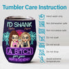 I’d Share My Snacks With You - Bestie Personalized Custom Wine Tumbler - Gift For Best Friends, BFF, Sisters