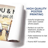 We Are A Team - Couple Personalized Custom Horizontal Poster - Gift For Husband Wife, Anniversary