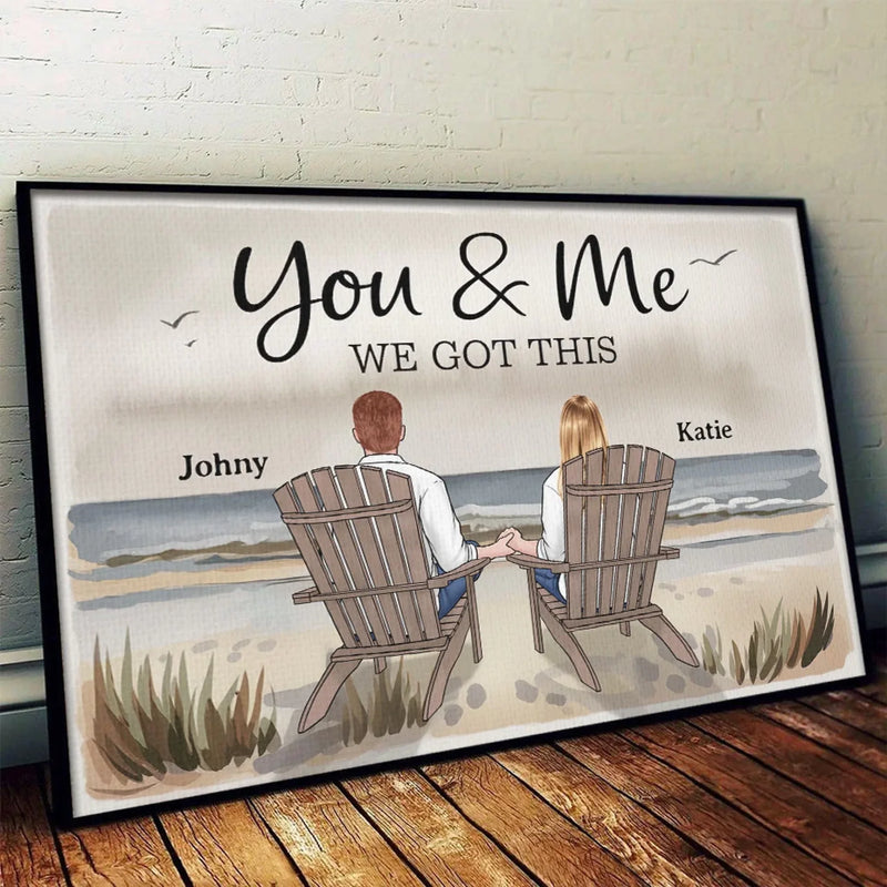 You're My Forever - Couple Personalized Custom Horizontal Poster - Gift For Husband Wife, Anniversary