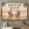 Our Love Is An Adventure - Couple Personalized Custom Horizontal Poster - Gift For Husband Wife, Anniversary