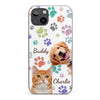 Custom Photo Pawsitively In Love - Dog & Cat Personalized Custom 3D Inflated Effect Printed Clear Phone Case - Gift For Pet Owners, Pet Lovers