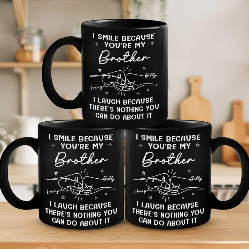 Custom Name Brother Gifts - Personalized Mugs