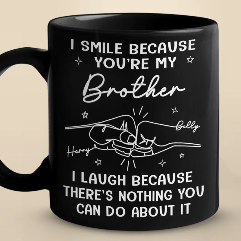 Custom Name Brother Gifts - Personalized Mugs