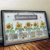 The Beauty Of Grandma’s Garden Is Rooted In Her Love - Family Personalized Custom Horizontal Poster - Gift For Mom, Grandma