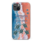 Custom Name Sea Turtle Grandma Gifts - Personalized Phone Case