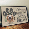 Custom Photo A Piece Of My Heart Is With You Forever - Memorial Personalized Custom Horizontal Poster - Sympathy Gift For Pet Owners, Pet Lovers