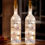 Custom Name Long Distance Gifts - Personalized Bottle Lamp