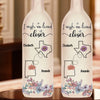 Distance Means So Little - Bestie Personalized Custom Bottle Lamp - Gift For Best Friends, BFF, Sisters