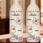 Custom Name Long Distance Gifts - Personalized Bottle Lamp
