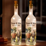 Custom Name You & Me Couple Gifts - Personalized Bottle Lamp