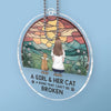 We Are Always Together Even I'm Not Here - Memorial Personalized Custom Car Ornament - Acrylic Custom Shaped - Sympathy Gift For Pet Owners, Pet Lovers