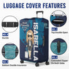 Journey To Where Your Heart Sings - Travel Personalized Custom Luggage Cover - Summer Vacation Gift, Gift For Adventure Travel Lovers
