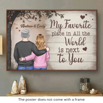 Custom Name Romantic Couple Gifts - Personalized Poster