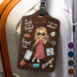 Custom Name Travel Gifts for Women - Personalized Luggage Tag