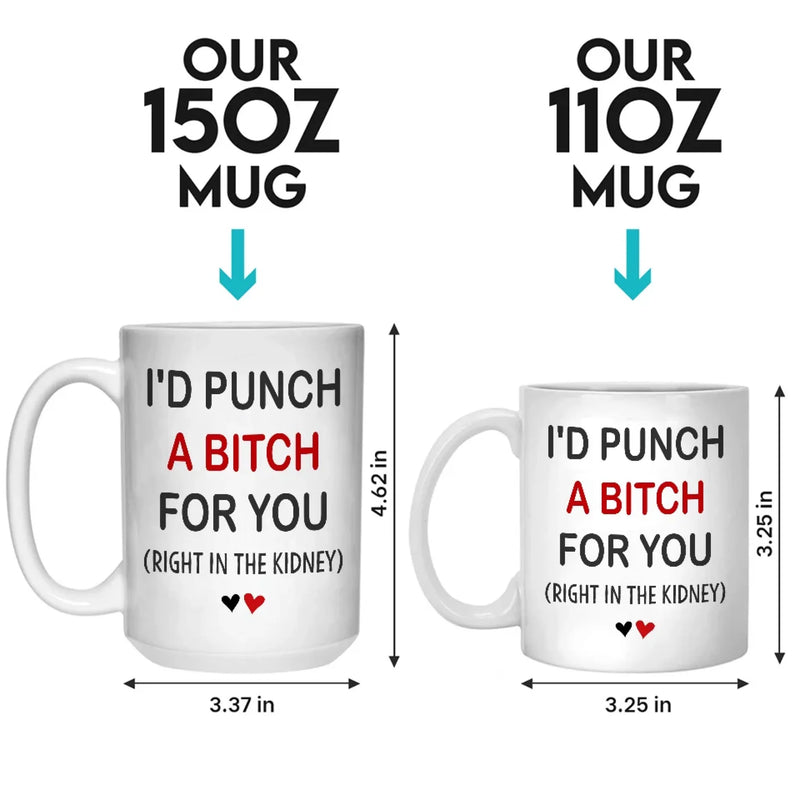 Life Is Better With You By My Side - Bestie Personalized Custom Mug - Gift For Best Friends, BFF, Sister
