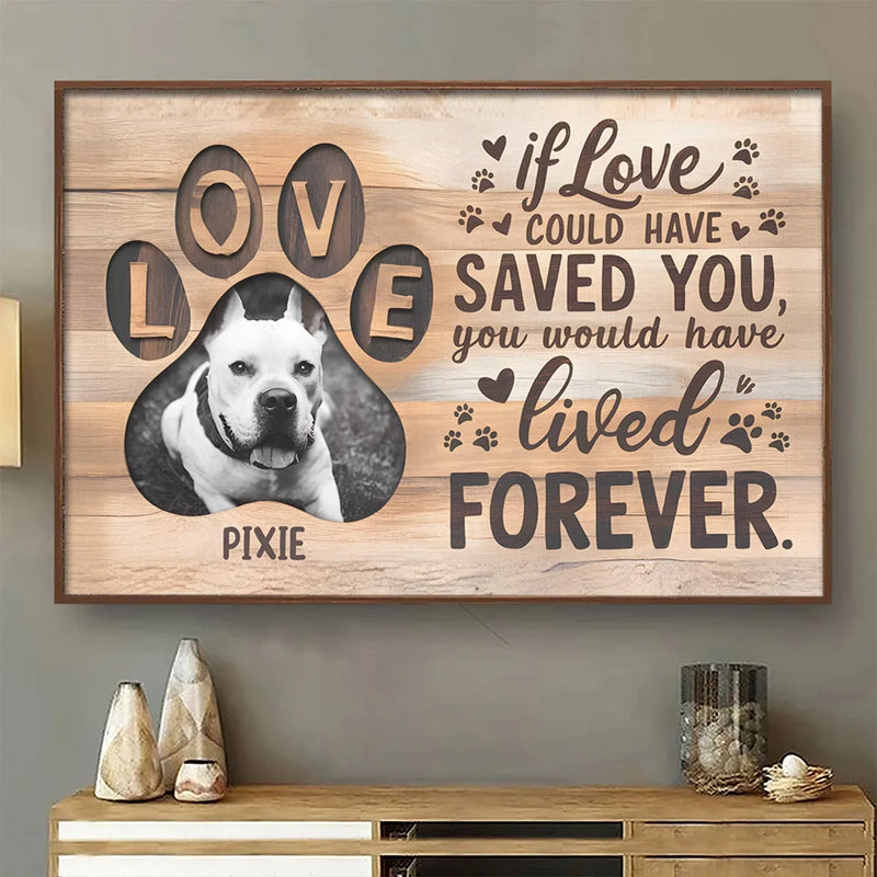 Custom Photo Run Free, My Sweet Friend - Memorial Personalized Custom Horizontal Poster - Sympathy Gift For Pet Owners, Pet Lovers