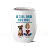 My Best Friend Has Four Paws - Dog Personalized Custom Wine Tumbler - Gift For Pet Owners, Pet Lovers