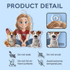 Forever Bonded By Love And Paws - Dog Personalized Custom Car Ornament - Acrylic Custom Shaped - Gift For Pet Owners, Pet Lovers