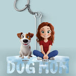 Custom Name Dog Dad Gifts - Personalized Acrylic Keychain