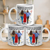The Best Gift My Mom Gave Me Is Her Friendship - Family Personalized Custom Mug - Gift For Mom, Daughter