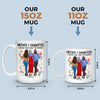 We Share Laughter, Love, And A Bond Like No Other - Family Personalized Custom Mug - Gift For Mom, Daughter