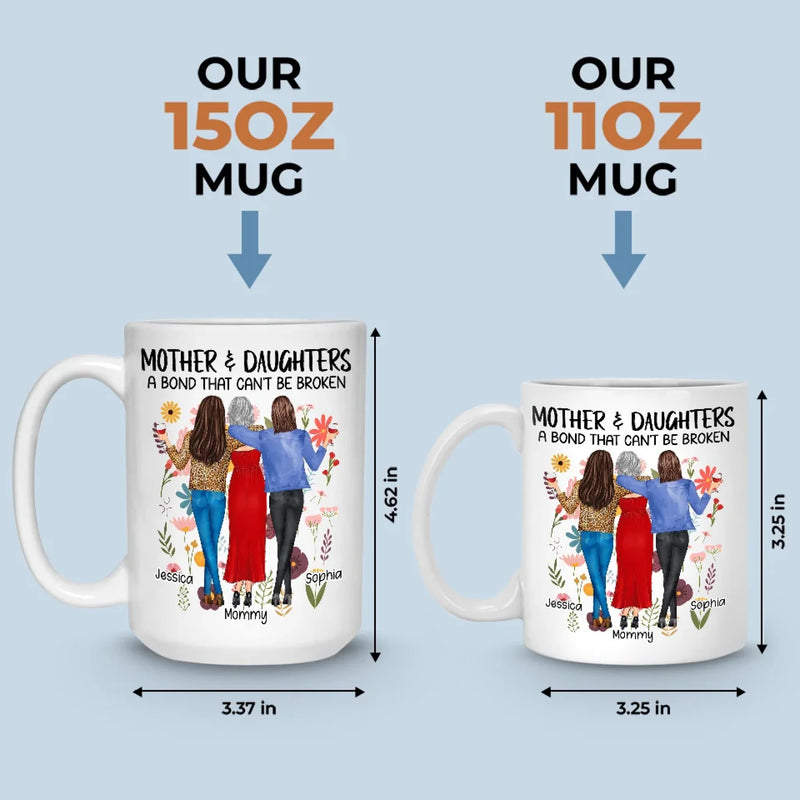 We Share Laughter, Love, And A Bond Like No Other - Family Personalized Custom Mug - Gift For Mom, Daughter