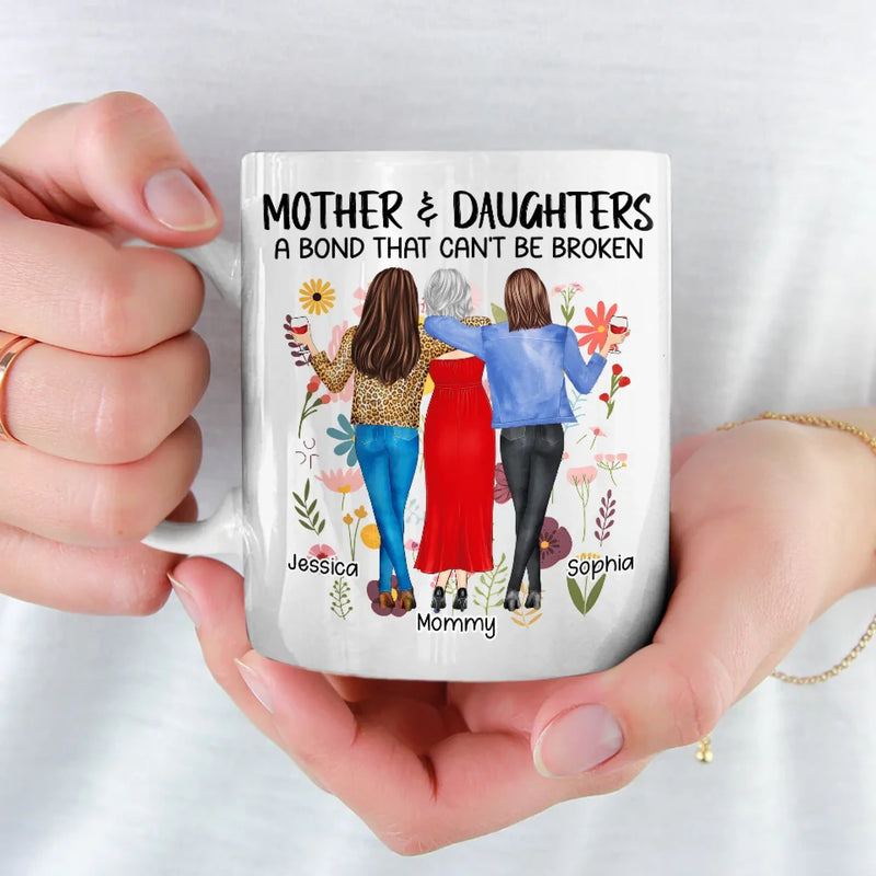 We Share Laughter, Love, And A Bond Like No Other - Family Personalized Custom Mug - Gift For Mom, Daughter
