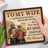 You Are My Home - Couple Personalized Custom 2-Layered Wooden Plaque With Stand - Gift For Husband Wife, Anniversary