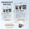 Custom Photo My Soul Found Its Match - Couple Personalized Custom Rectangle Shaped Acrylic Plaque - Gift For Husband Wife, Anniversary