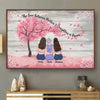 Love Keeps Us Forever Together - Family Personalized Custom Horizontal Poster - Gift For Mom