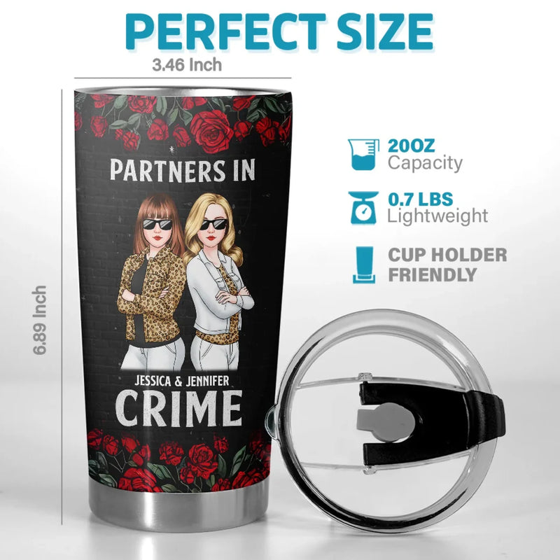 No Friendship Is An Accident - Bestie Personalized Custom Tumbler -  Gift For Best Friends, BFF, Sisters