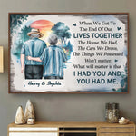Custom Name Couple Love Decor - Personalized Poster