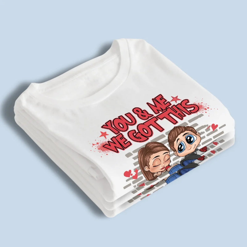 You & Me, Always And Forever - Couple Personalized Custom Unisex T-shirt, Premium T-shirt, Hoodie - Gift For Husband Wife, Anniversary