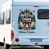 Making Memories One Campsite At A Time - Camping Personalized Custom RV Decal - Gift For Yourself, Best Friends, Siblings, Family Members, Camping Lovers