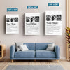 Custom Photo Soulmates, Always - Couple  Personalized Custom Vertical Canvas - Gift For Husband Wife, Anniversary